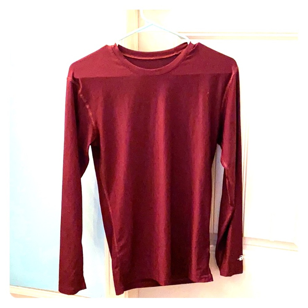 Badger Sport M Maroon Pro Compression Youth Crew